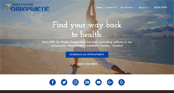 Desktop Screenshot of maplebrookchiropractic.com